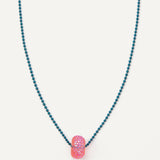 Cherry Necklace - Peacock