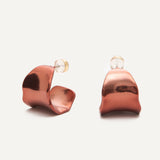 Gaia Earrings - Red Clay