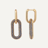 Maggie Earrings - Gold Midnight