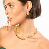 Dylan Earrings - Nude