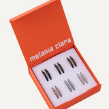 Elle Earring Set x6 - Neutrals Multi