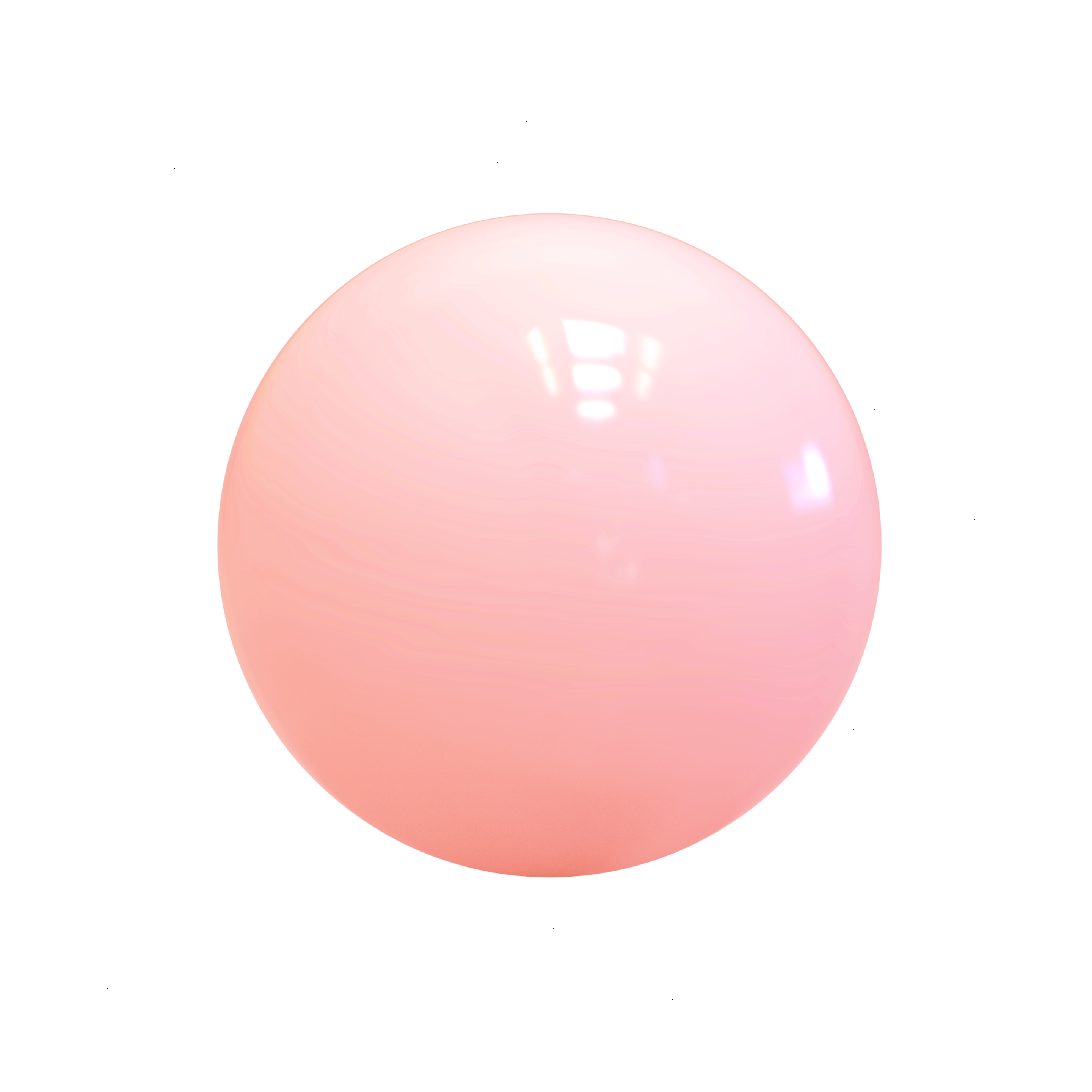 Cherry Necklace - Pearl White - Rosé Cherry Necklace - Pearl White - Rosé