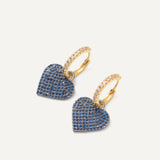 Kamilla Earrings - Gold Navy