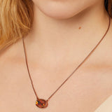 Kylie Necklace - Oval Large - Coco Blush