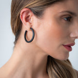 Milan Earrings - Matte Espresso