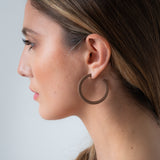 Milan Earrings - Matte Chocolate