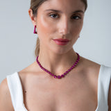 Blue Necklace - Cranberry