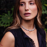 Night Blossom Necklace - Onyx