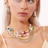 Minka Necklace - Kiwi