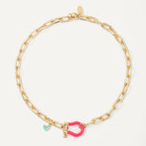 Meli Necklace - Fuchsia