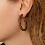 Milan Earrings - Matte Nude