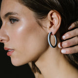 Milan Earrings - Matte Shadow