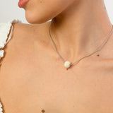 Cherry Necklace - Haze - Cream