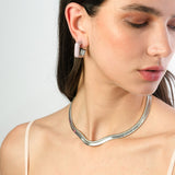 Summer Earrings - Silver Waterlilly