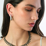 Berlin Earrings - Silver Slate
