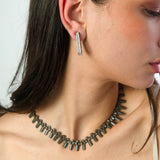 Berlin Earrings - Silver Slate