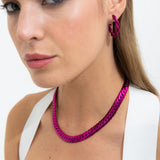 Keira Necklace - Cranberry