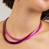 Mila Necklace - Cosmopolitan Pink