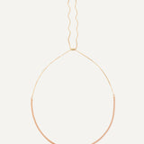 Emma Necklace - Gold Mango Cream