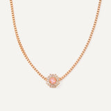 Emma Necklace - Gold Mango Cream