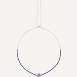 Emma Necklace - Silver Ultraviolet