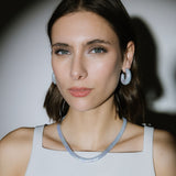 River Necklace - Shimmer Cotton