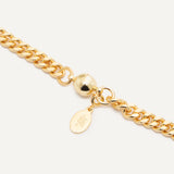 Anna Necklace - Gold - Red