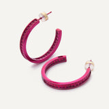 Zuri Earrings - Cranberry