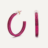 Zuri Earrings - Cranberry