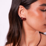 Camellia Necklace - Merlot