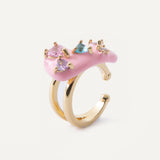 Daisy Ear Cuff - Pink
