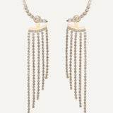 Crystal Earrings - Gold