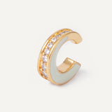 Mina Ear Cuff - Gold - Cream