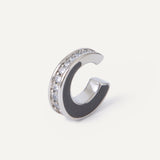 Mina Ear Cuff - Silver - Espresso