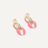 Hazel Earrings - Gold Pink
