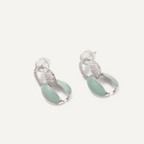 Hazel Earrings - Silver Fog