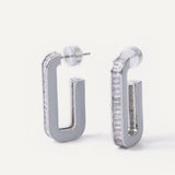 Berlin Earrings - Silver Shadow