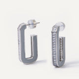 Berlin Earrings - Silver Slate