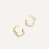 Summer Earrings - Gold Pistachio