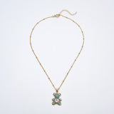 Teddy Necklace - Blue