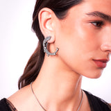 Vegas Earrings - Gunmetal