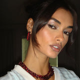 Galaxy Necklace - Merlot