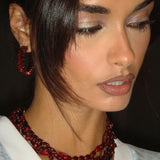 Minka Necklace - Merlot