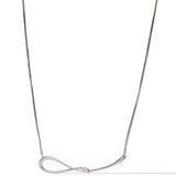 Lasso Necklace - Silver