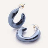 Lia Earrings - Storm Blue