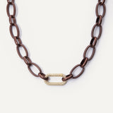 Roma Necklace - Gold Chocolate