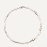 Amma Necklace - Matte Silver
