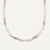 Amma Necklace - Matte Silver
