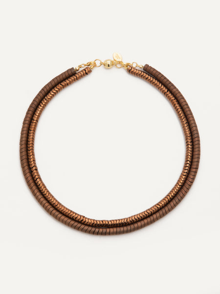 Kenya Necklace - Bronze – Melania Clara