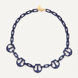 Marina Necklace - Navy Blue